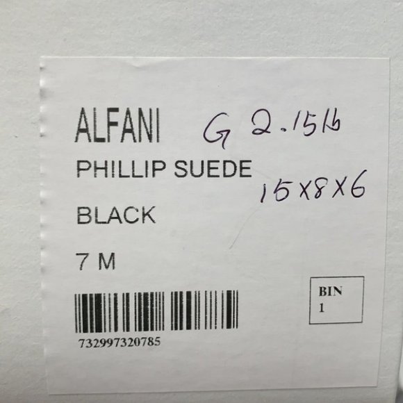 Alfani Men's Suede Oxfords, Size 7M - Picture 12 of 12